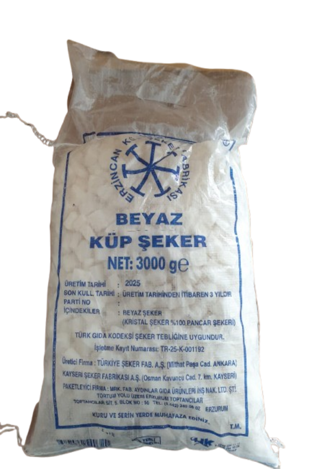 Erzurum Şekeri 3 Kg
